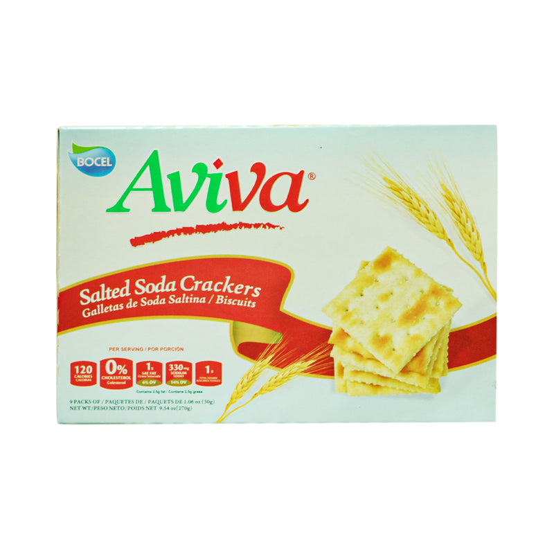 Aviva Salted Soda Crackers 270g