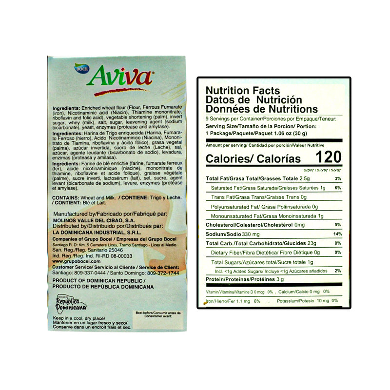 Aviva Salted Soda Crackers 270g