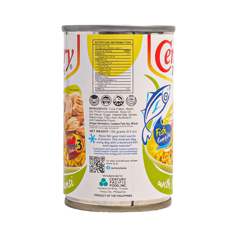 Century Tuna Flakes With Calamansi 155g - Main Image