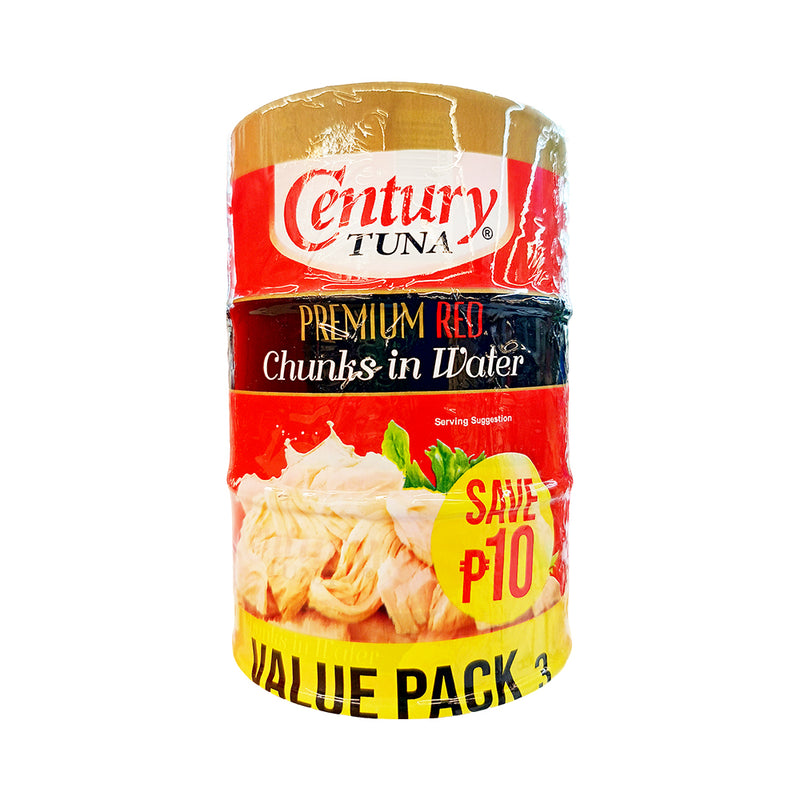 Century Tuna Chunks Water 184g x 3's