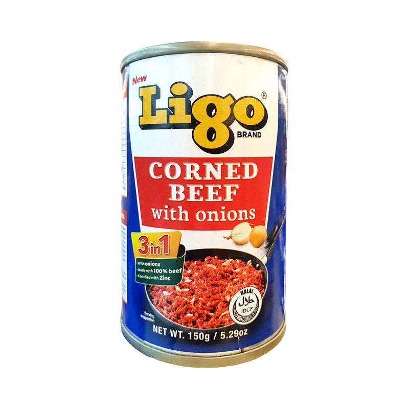 Ligo Corned Beef With Onions 150g