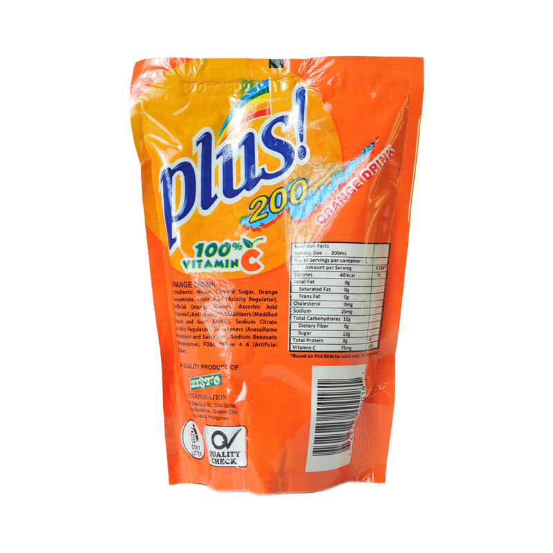 Plus 200 Juice Drink Orange 200ml x 10's