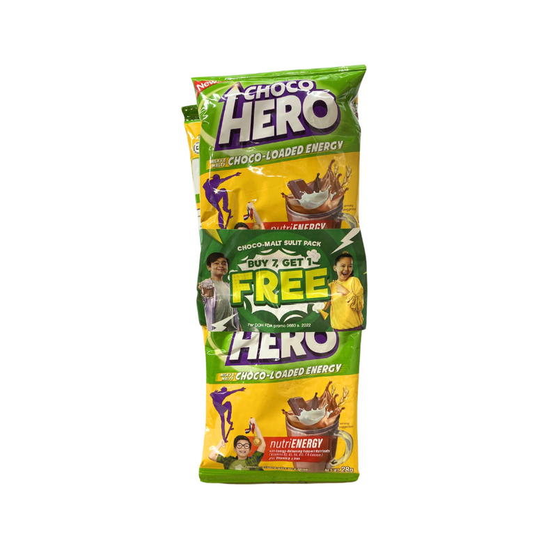 Choco Hero Milk Drink Choco 24g 7 + 1's