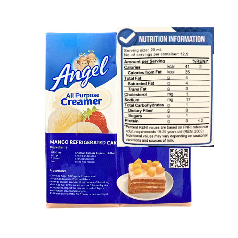 Angel All Purpose Creamer 250ml x 2's