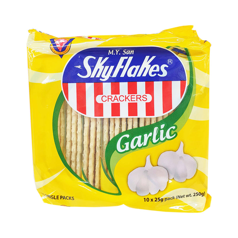 M.Y. San Skyflakes Crackers Garlic 25g x 10's