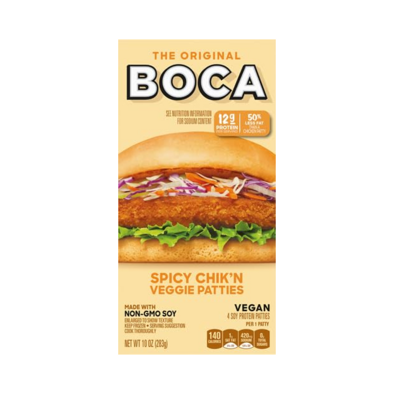 Boca Spicy Chik'n Veggie Patties 283g