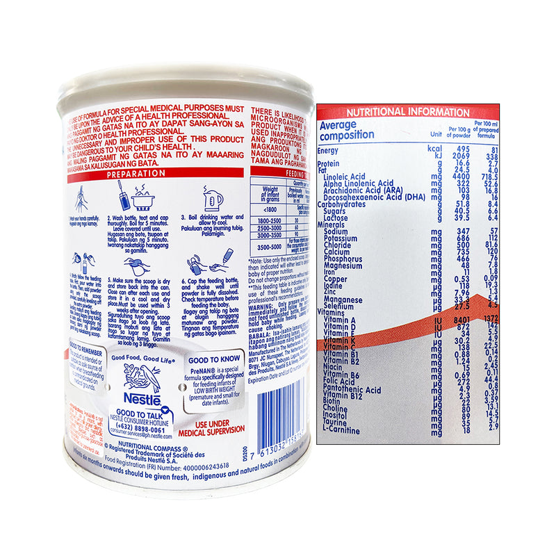 Pre Nan Infant Formula 0-12 Months 400g