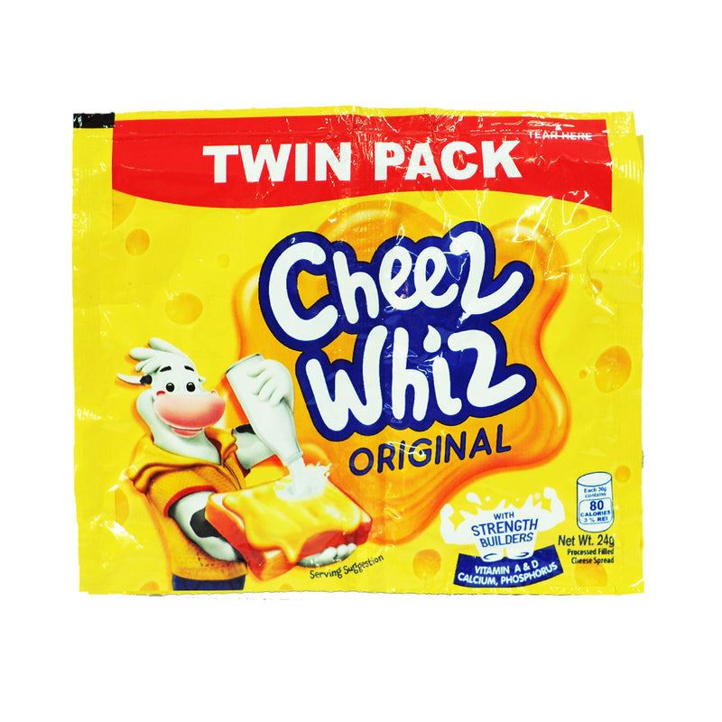 Kraft Cheez Whiz Original Twin Pack 24g