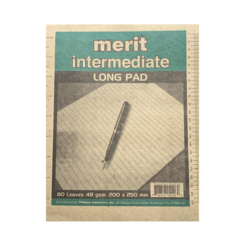 Merit Intermediate Long Pad 80 Leaves