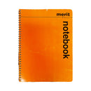 Merit Notebook Classic Spiral Abstract Standard 80 Leaves