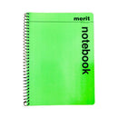 Merit Notebook Classic Spiral Abstract Standard 80 Leaves