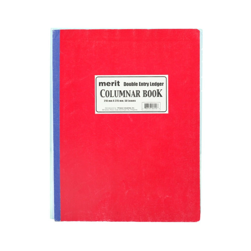 Merit Double Entry Ledger Columnar Book