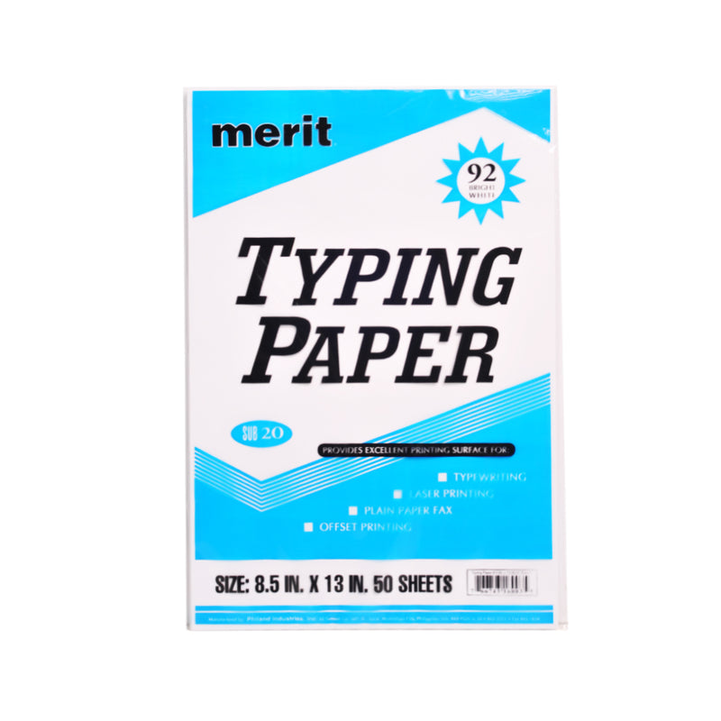 Merit Typing Paper Long 50 Sheets
