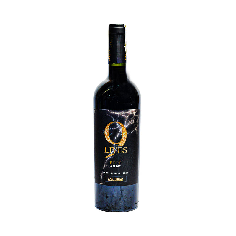 9 Lives Epic Merlot 2022 Red Wine 750ml