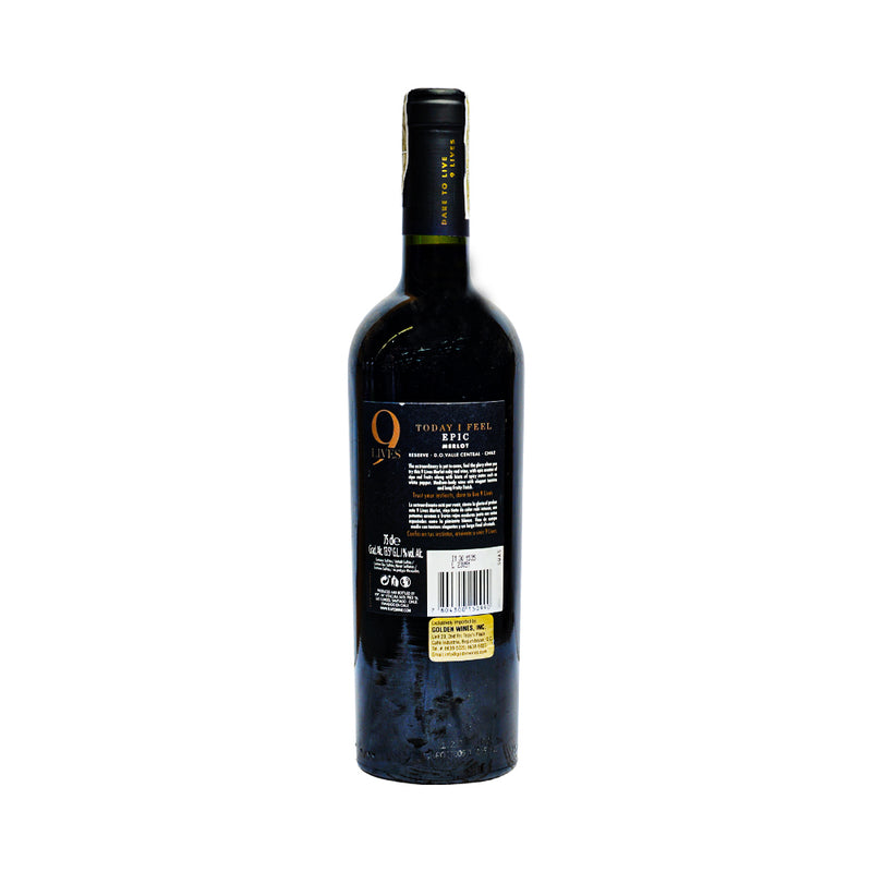 9 Lives Epic Merlot 2022 Red Wine 750ml