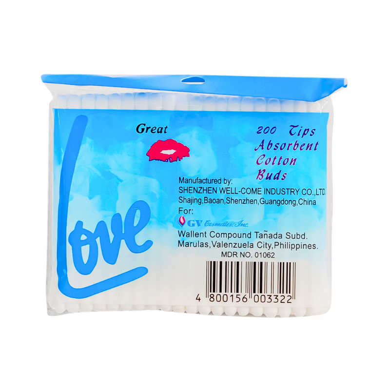 Great Love Cotton Buds 200 Tips