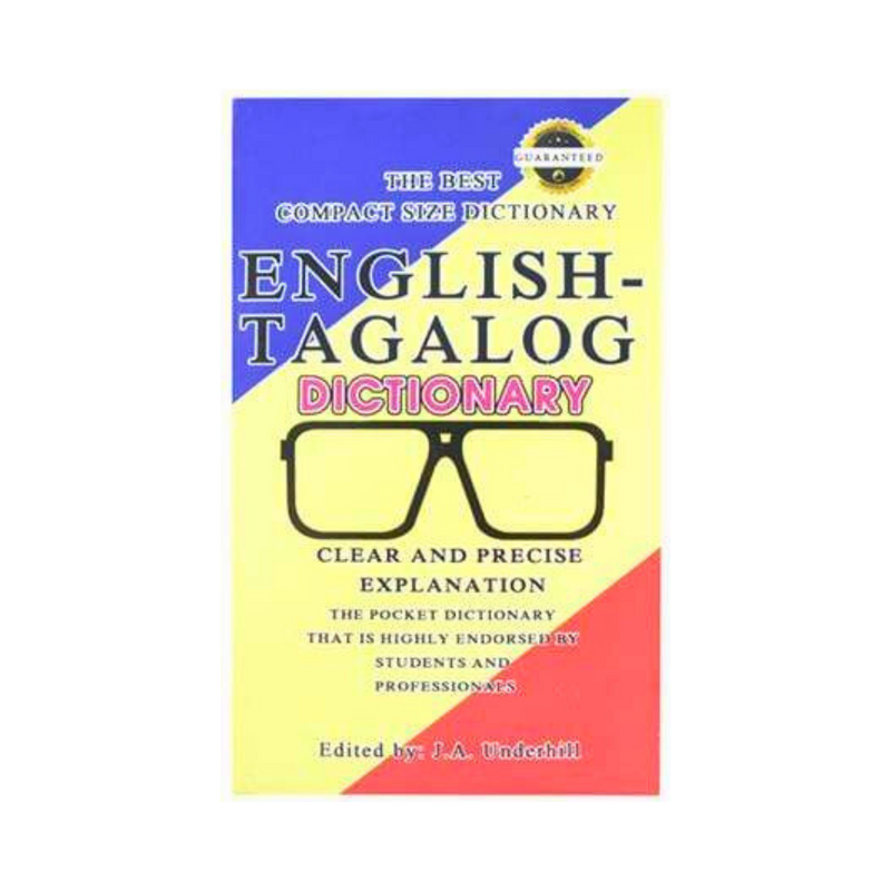 English-Tagalog Dictionary Pocket Size