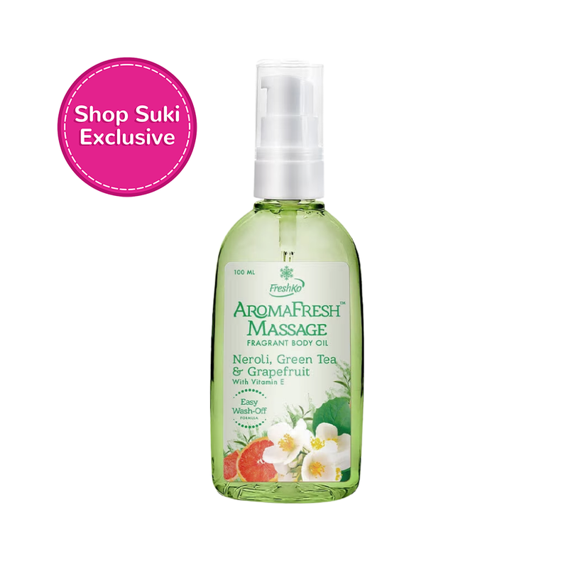 Freshko AromaFresh Massage Body Oil Neroli, Green Tea & Grapefruit 100ml