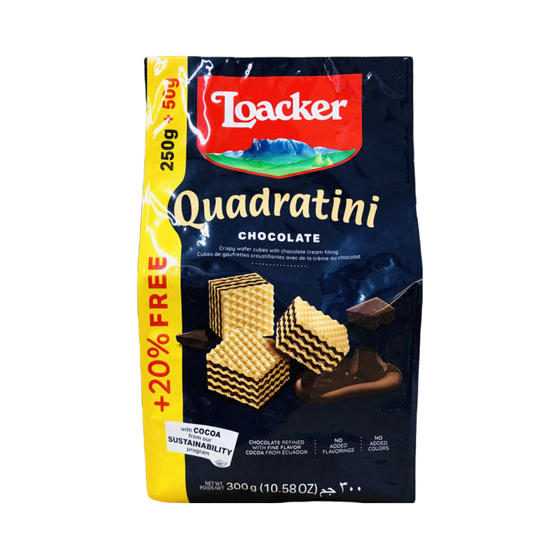 Loacker Wafer Quadratini Chocolate 250g