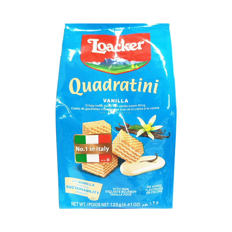 Loacker Wafer Quadratini Vanilla 125g