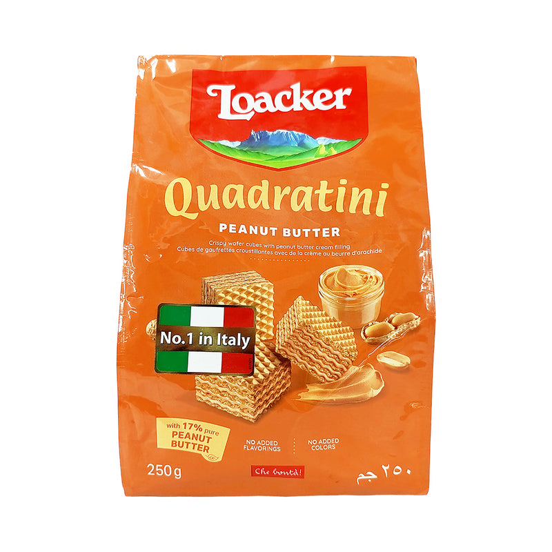 Loacker Quadratini Peanut Butter