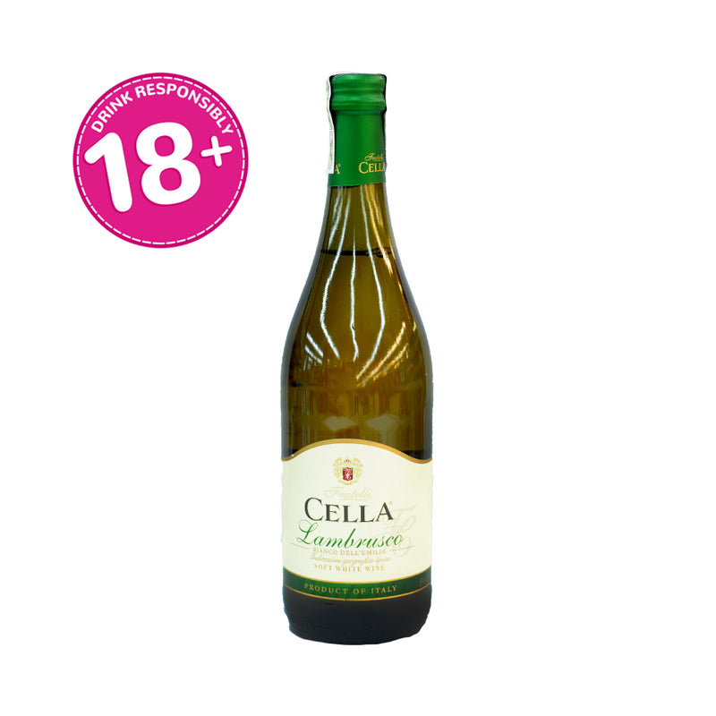 Cella Lambrusco Soft White Wine 750ml