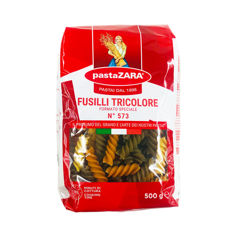 Pasta Zara Pasta Spirali/Fusilli Tricolors 500g