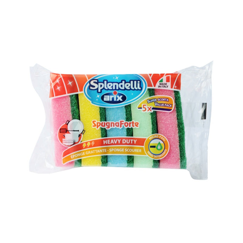 Arix Synthetic Colorful Sponge Scourer Large 5's