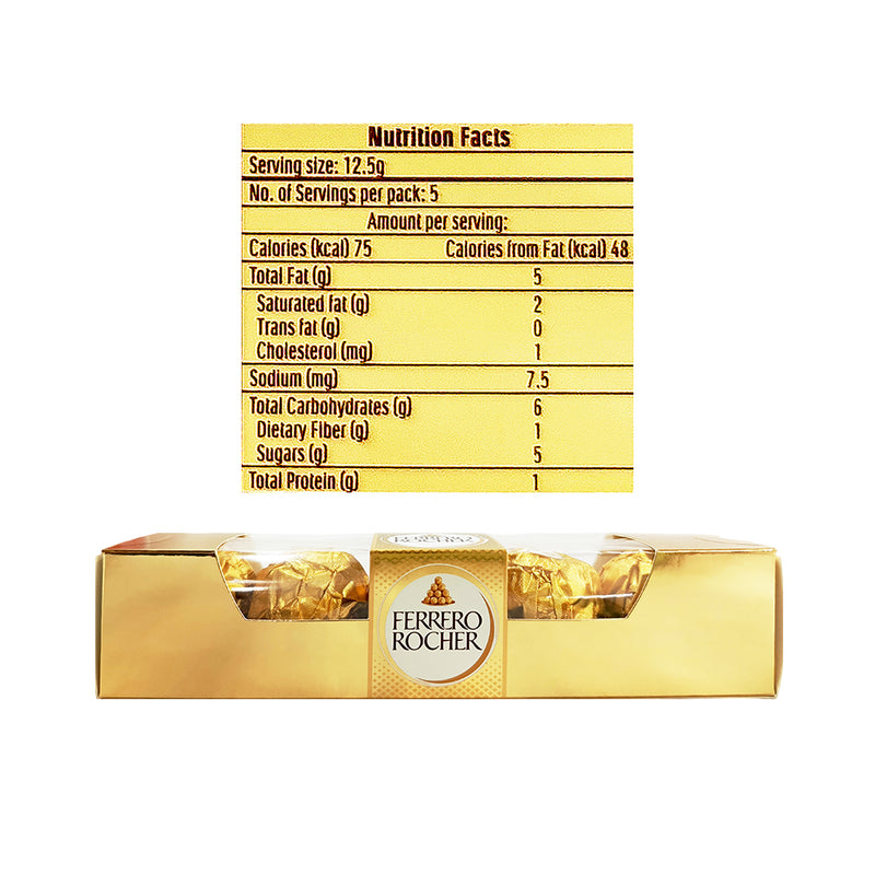 Ferrero Rocher Chocolate T5 62.5g