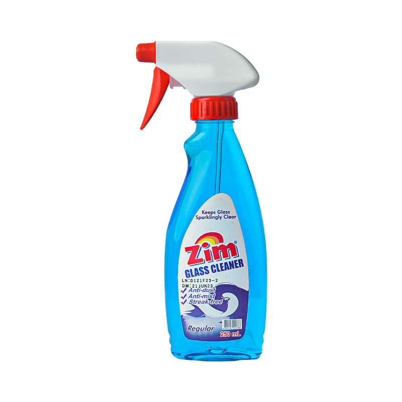 Zim Glass Cleaner With Trigger Head Regular 250ml