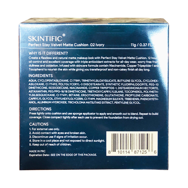 Skintific Perfect Stay Velvet Matte Cushion 11g