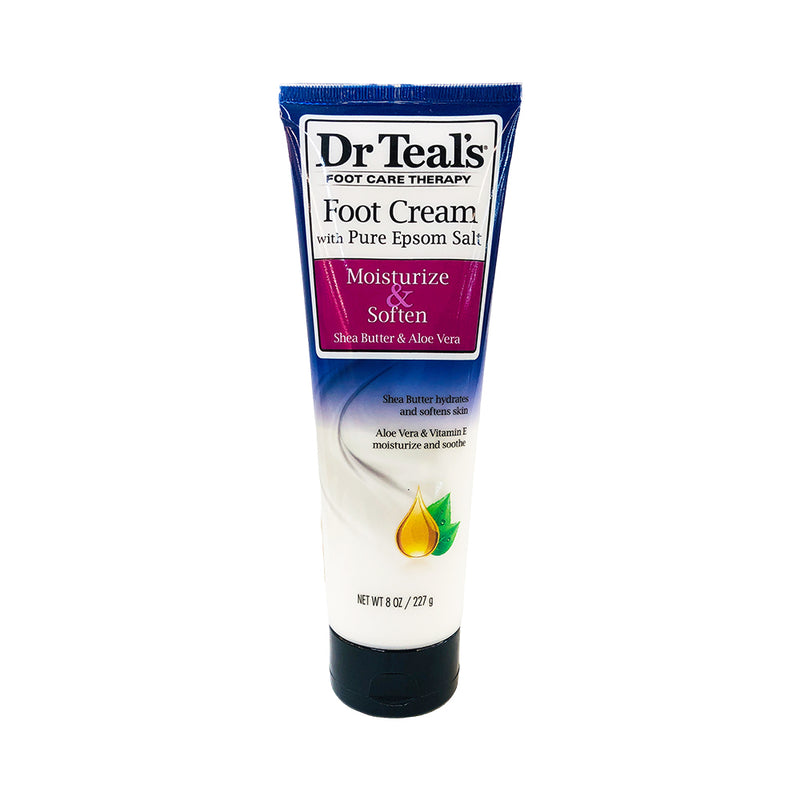 Dr Teal's Foot Cream Moisturize & Soften 8oz 227g