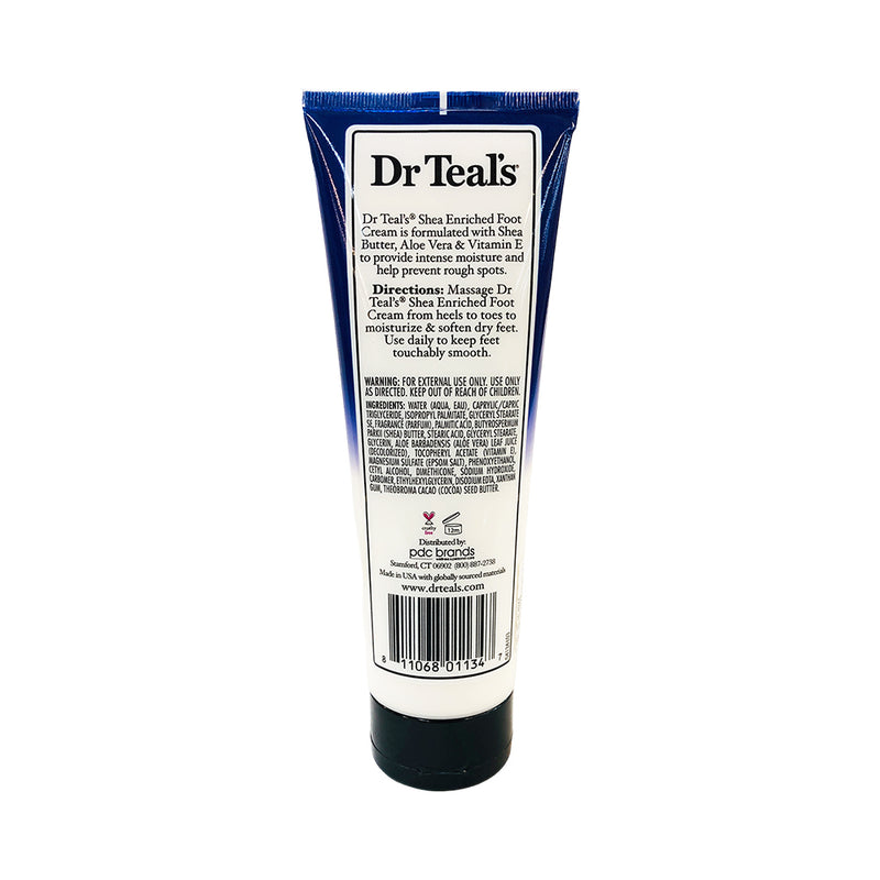 Dr Teal's Foot Cream Moisturize & Soften 8oz 227g