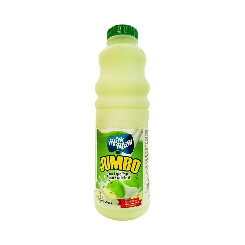 Milk Man Yogurt Drink Jumbo Green Apple 500ml