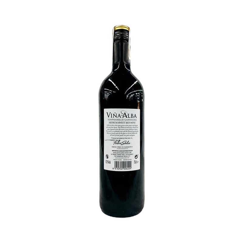 Vina Alba Medium Sweet Red Wine Tempranillo 750ml