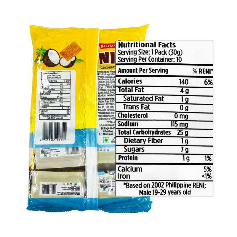 Bakemate Nice Coconut Biscuits 10's
