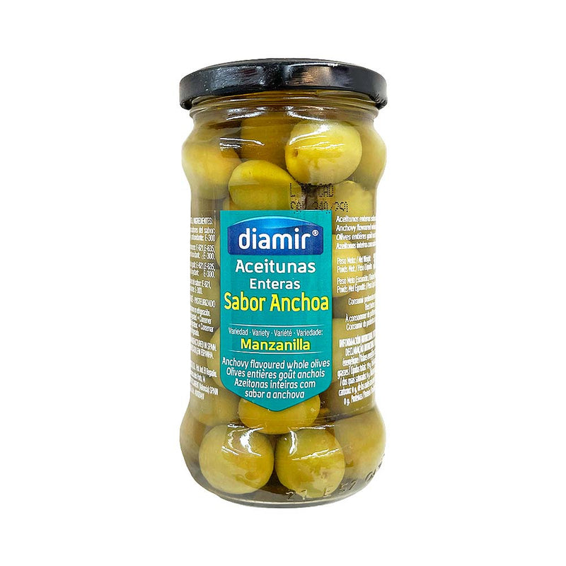 Diamir Aceitunas Olives Anchovy Flavored 300g