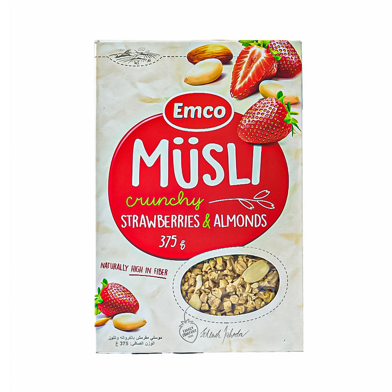 Emco Musli Strawberries And Almonds 375g