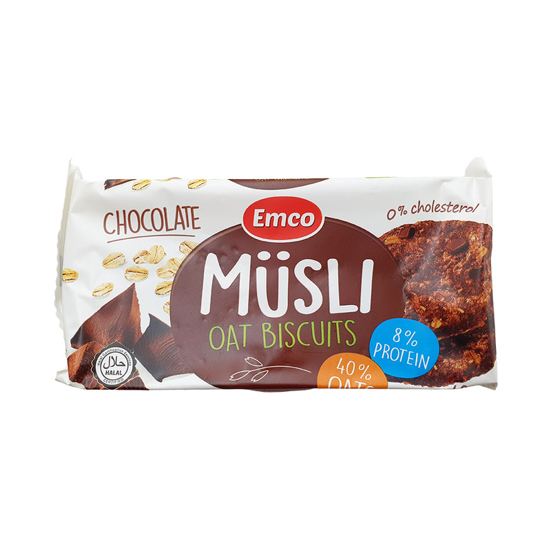 Emco Musli Chocolate Oat Biscuits 60g