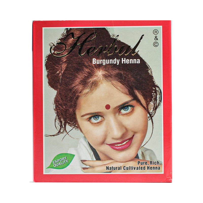 Herbul Hair Color Henna Burgundy 6 Sachet