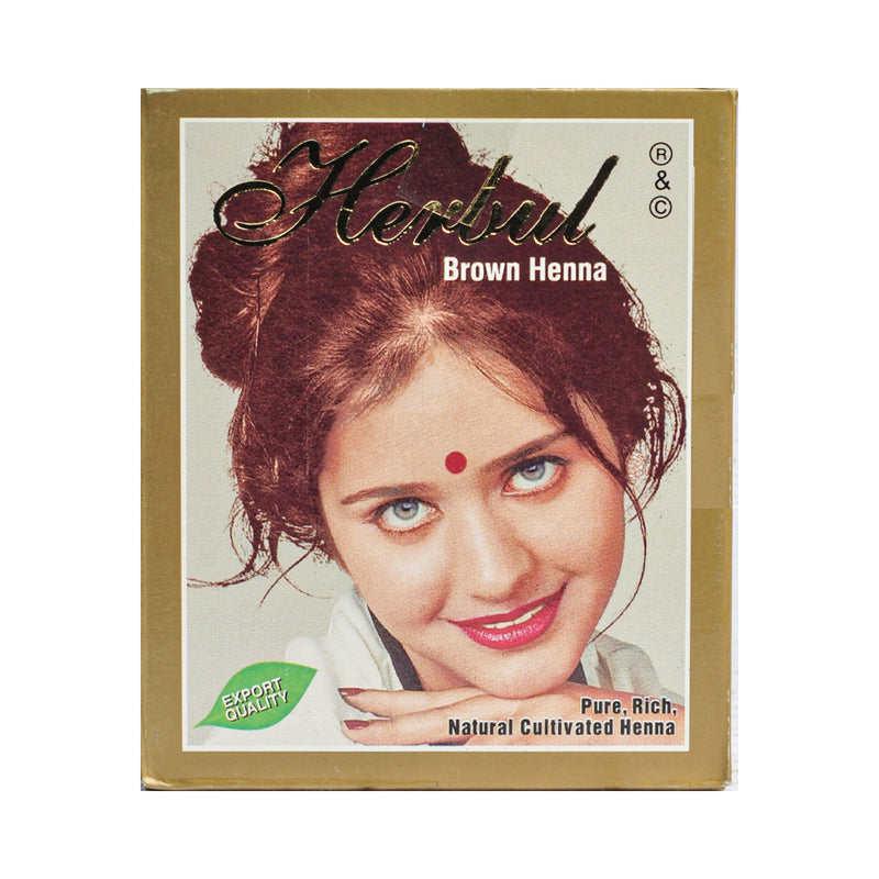 Herbul Hair Color Brown Henna 6 Sachet