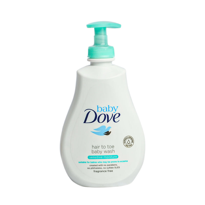 Dove Hair To Toe Baby Wash Sensitive Moisture 400ml