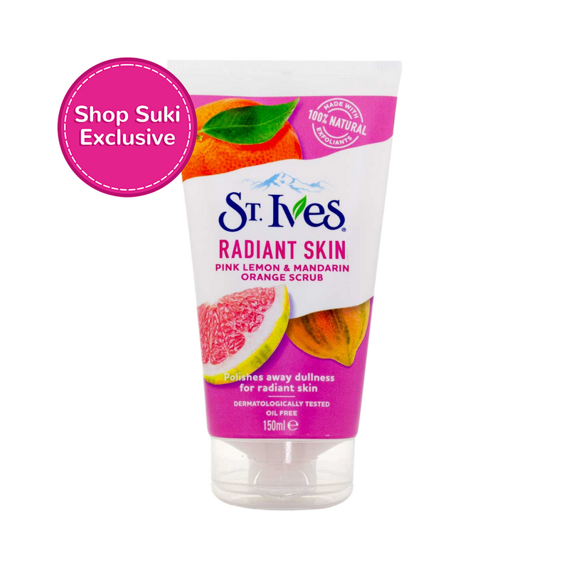 St. Ives Radiant Skin Pink Lemon And Mandarin Orange Scrub 150ml