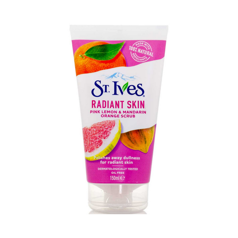 St. Ives Radiant Skin Pink Lemon And Mandarin Orange Scrub 150ml