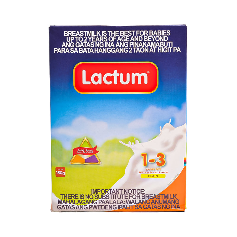 Lactum 1-3yrs Old Milk Supplement Powder Plain 150g