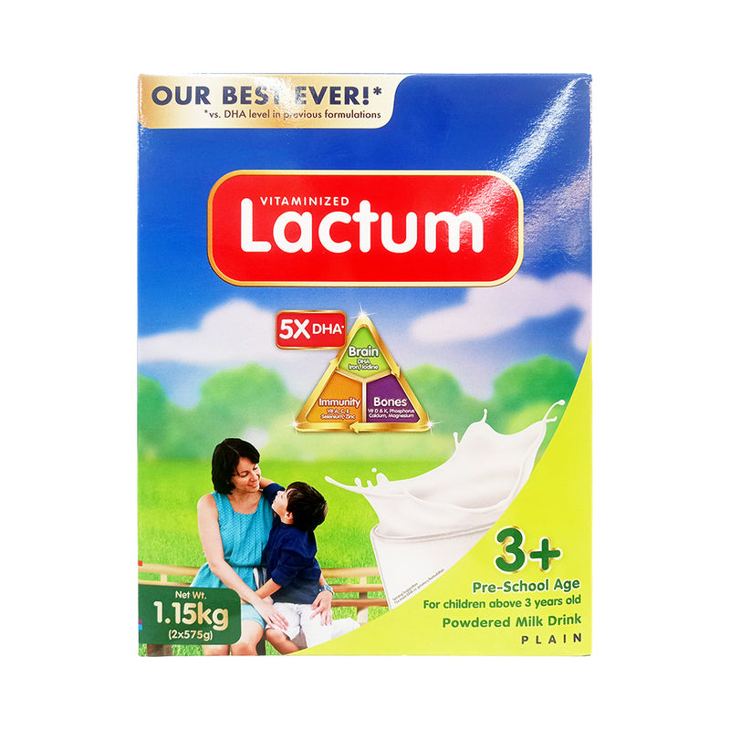 Lactum 3+ Powdered Milk Drink Plain 1.15kg