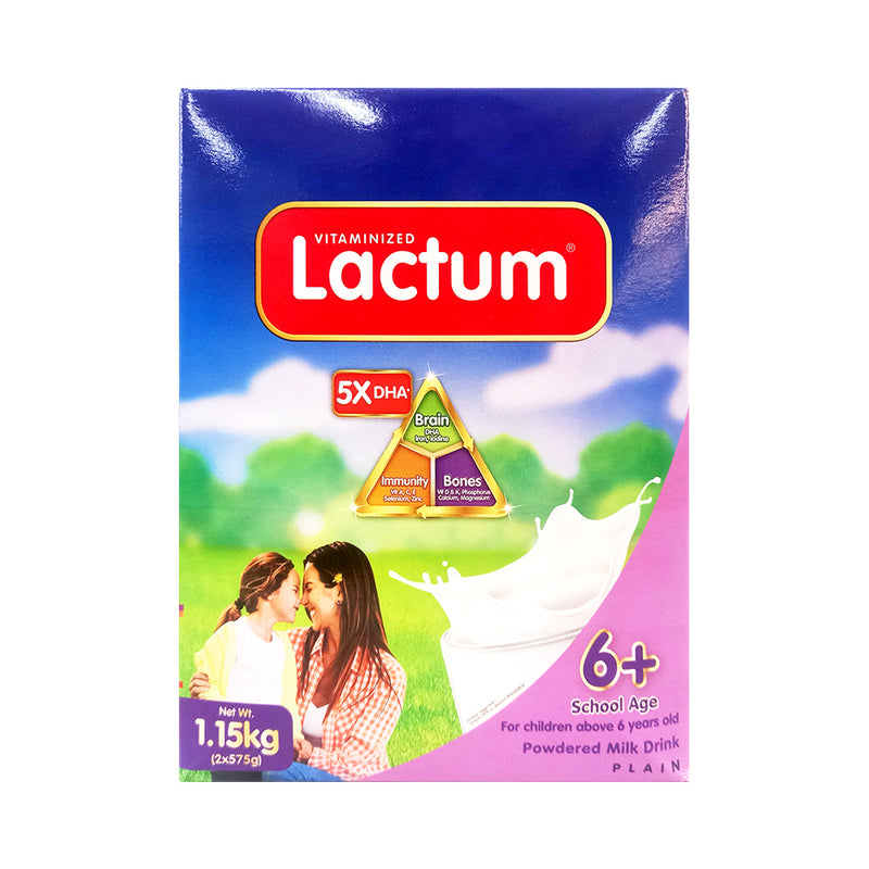 Lactum 6+ Powdered Milk Drink Plain 1.15kg