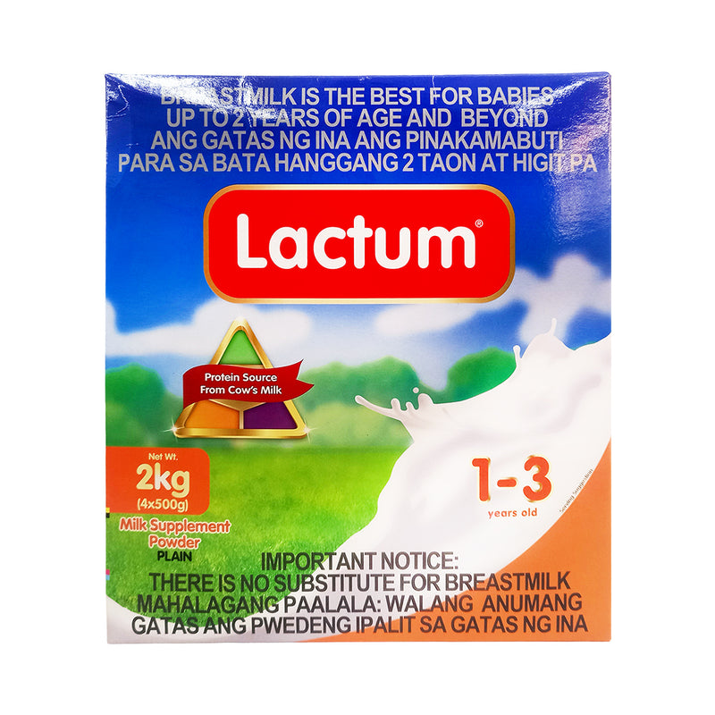 Lactum 1-3yrs Old Milk Supplement Powder 2kg