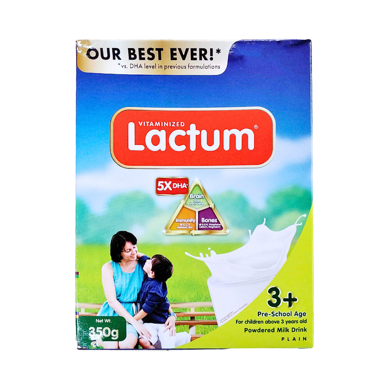 Lactum 3+ Powdered Milk Drink Plain 350g