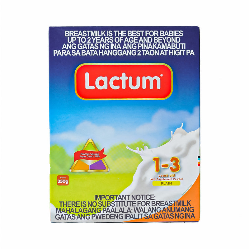Lactum 1-3yrs Old Milk Supplement Powder Plain 350g